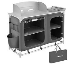 Cocina de camping de lujo con 4 compartimentos