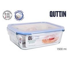Tupper QUTTIN de borosilicato 17,5x23cm