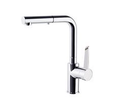 Grifo de Fregadero de Cocina Monomando Caño extraíble Horizontal