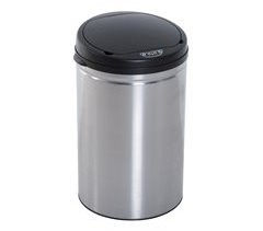 Cubo de Basura ABS, Acero Inoxidable, PP HOMCOM, hogar - cocina