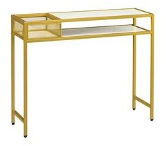 Mesa Consola Melamina de Madera, Acero HOMCOM