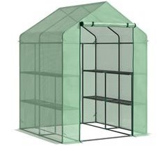 Invernadero de Jardín Acero, PE Outsunny