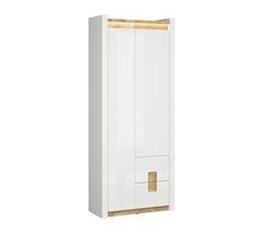 Armario 2 puertas y 2 cajones con LED Helios