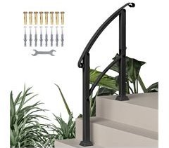 Barandilla de Escalera Metal Outsunny