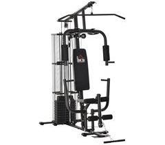 Multiestación Acero, PU HOMCOM, deportes y ocio - musculación