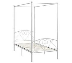 Estructura de cama con dosel metal