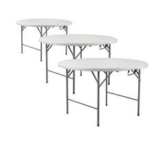 Pack 3 Mesas Plegables Redondas Thinia Home 150x150