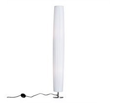 Lámpara de Pie Acero inoxidable, tela de poliéster y metal HOMCOM