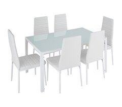 conjunto de mesa y sillas de comedor 130x70