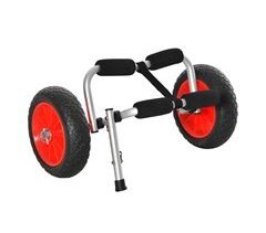 Carro de Transporte de Kayak Aluminio y NBR HOMCOM