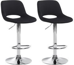 Taburetes de bar sillas altas x2 con reposapiés de terciopelo