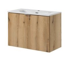Mueble de baño Newport con lavabo y 2 puertas 80