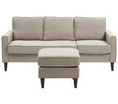 Beliani Sofá de 3 plazas Poliéster AVESTA