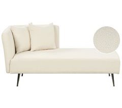 Beliani Chaise longue izquierdo Bouclé RIOM