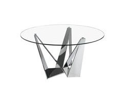 ANGEL CERDA Mesa comedor redonda cristal