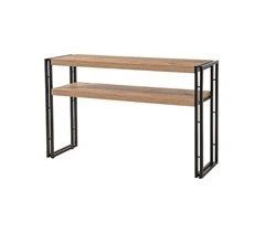 Consola efecto madera