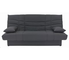 Sofá cama PORTO reversible 3 plazas gris oscuro