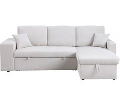 Sofá esquinero convertible/reversible de pana