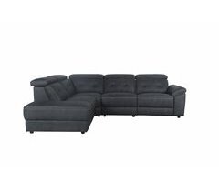 Rinconera ELLEN con 1 asiento eléctrico color gris oscuro