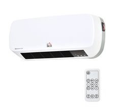 Calefactor Cerámico de Pared ABS, PP HOMCOM