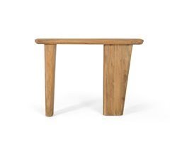 Consola fabricada a mano en madera de mango