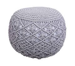 Puff de algodón trenzado