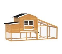 Gallinero Exterior Madera de Abeto PawHut