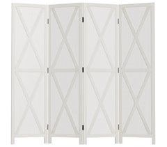 Biombo Separador Madera de Paulonia HOMCOM, hogar - decoración