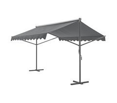 Toldo de pie Selenizza impermeable manivela manual 600x300