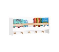 Librería Infantil de Pared con 5 ganchos SoBuy KMB78-W