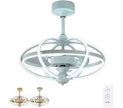 Lámpara Ventilador Metal Serie Miami