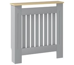 Cubierta para Radiador MDF, Melamina de Madera HOMCOM