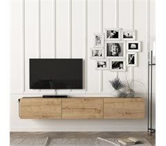 Mueble TV suspendido Vihti aglomerado 180
