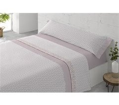 Juego sábanas SUDAN polycotton rosa