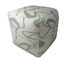 Puff KARAUH medida 45x45cm color gris