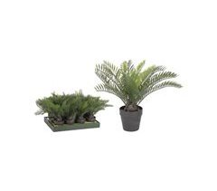 Palmera CYCA artificial con maceta