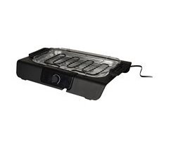 Well Home Barbacoa eléctrica con termostato ajustable y seguridad