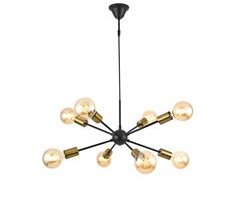 Lámpara de colgante Amiens 8 x E27 [lux.pro]