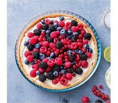 Molde plano de tarta para horno Classic Pyrex redondo vidrio