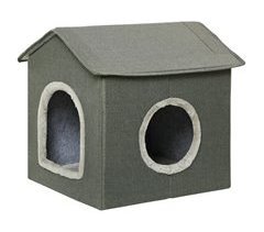 Casa para Gatos MDF, Poliéster PawHut