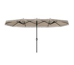Sombrilla Doble Poliéster, Metal Outsunny