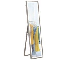 Espejo Cuerpo Entero Vidrio Templado, MDF HOMCOM
