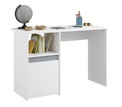 Escritorio Juvenil Germain con 1 Puerta y Estante