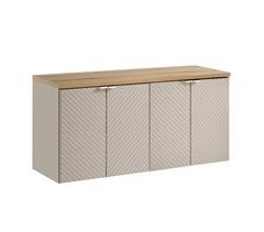 Mueble bajo lavabo 4 puertas encimera Manoa