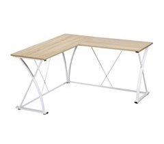 Mesa de Ordenador MDF, metal Vinsetto, oficina - escritorios 142x142