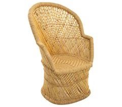 Sillón redondo de bambú