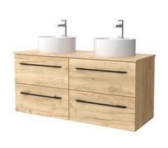 Mueble de baño Morai con tirador  | Lavabo sobre encimera 120