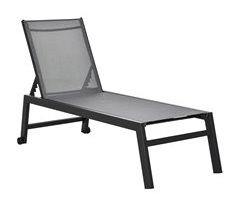 Tumbona Reclinable Aluminio, Texteline Outsunny