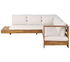 Beliani Conjunto de jardín Madera de acacia con certificado FSC® MARETTIMO