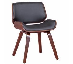 Silla de madera con cojín de polipiel - Nordic